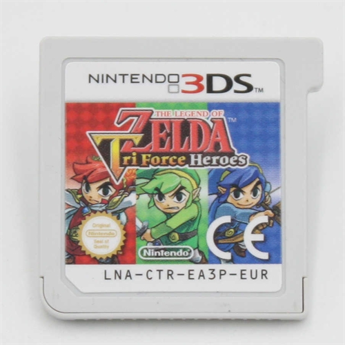 The Legend of Zelda Tri Force Heroes - Cartridge - Nintendo 3DS (A Grade) (Genbrug)